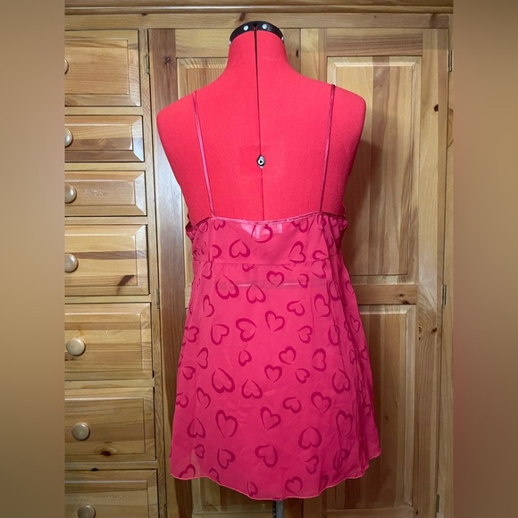 Cinema Etoile Heart Pattern Slip Dress - Picture 4 of 10